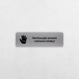 Tabulka Nevhazujte letáky
