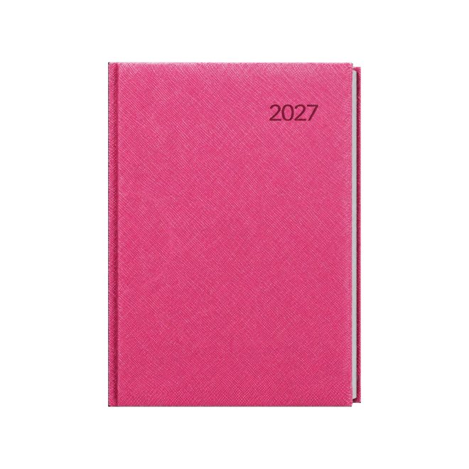 Personaliz. týždenný diár ružová 2027