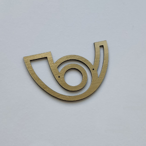 Tabuľka s označením pošty — samolepiaca akrylátová menovka na schránku 4,5×7 cm