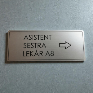 Vlastný návrh na tabuľku Light square — akrylátová tabuľka 30 × 12 cm na mieru