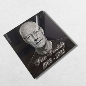 Tabuľka na hrob s fotkou 30x30 cm