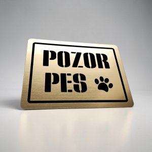 Tabuľka Pozor pes