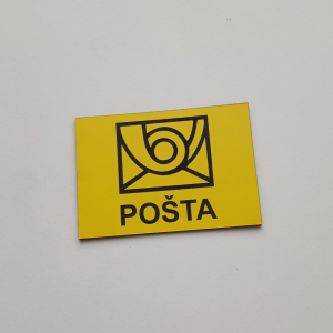 Tabuľka Pošta