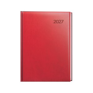 Personaliz. týždenný diár červený 2027
