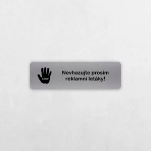 Tabulka Nevhazujte letáky