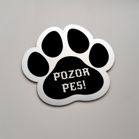 Tabuľka Paw