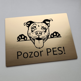 Tabuľka Pitbull Cute