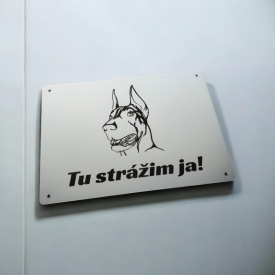 Tabuľka Doberman 