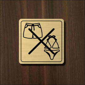 Zákaz vstupu v plavkách - Light square