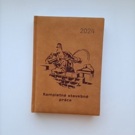 Personaliz. týždenný diár pieskový 2024