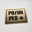 Tabuľka Pozor pes