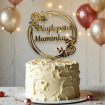 Tortový zápich zlatý Najlepšia mamička