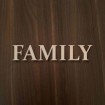 3D nápis FAMILY