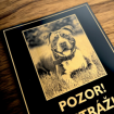 Tabuľka Pozor pes s vlastnou fotografiou